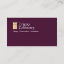 Search for cabinet business cards Construction