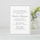 Search for classic elegant wedding invitations Formal