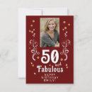 Search for 50 fabulous 50th birthday cards Script