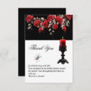 Search for gothic thank you cards Dark