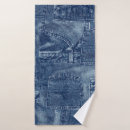 Search for denim bath towels Seamless