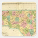 Search for us map stickers Coloured