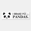 Search for panda bumper stickers Kawaii