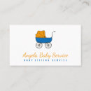 Search for baby sitter business cards Babysitters
