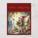 Search for christmas fairy postcards Forest