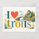 Search for trolling postcards Illustration