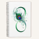 Search for peacock feathers notebooks Colorful