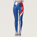 Search for stars and stripes leggings Red