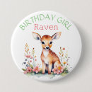 Search for birthday girl badges Flowers