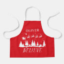 Search for red christmas aprons Modern