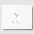 Search for floral wedding guest books Botanical