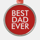 Search for fathers day christmas tree decorations Best dad ever