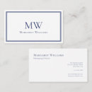 Search for navy business cards Professional
