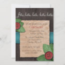 Search for fa la la la la invitations Green