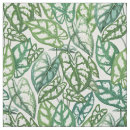 Search for tropical leaves pattern fabric Green