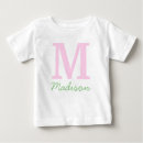 Search for monogram baby shirts Baby girl
