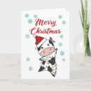 Search for cow in santa hat cards Winter