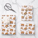 Search for smores wrapping paper Graham crackers