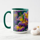 Search for purple iris mugs Gold