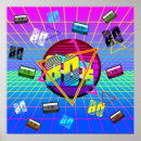 Search for 80s retro cassette tape posters 1980s
