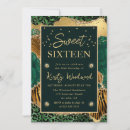 Search for tiger print birthday invitations Glitter