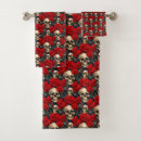 Search for skulls bath towels Goth