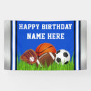 Search for basketball birthday banners Blue