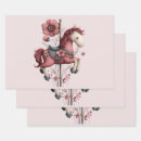 Search for carousel wrapping paper Whimsical