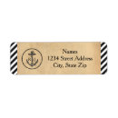 Search for nautical anchor return address labels Vintage