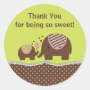 Search for green elephant stickers Baby shower