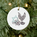 Search for dove christmas tree decorations Boho
