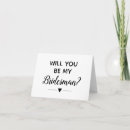 Search for bridesman invitations Script