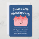 Search for pink strawberry invitations Cute
