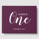 Search for burgundy guest books Birthday
