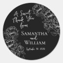 Search for black and white floral wedding stickers Boho