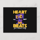 Search for music postcards Heart