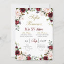 Search for burgundy quinceanera invitations Mis quince anos