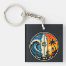 Search for vintage surfboard key rings Palm trees