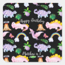 Search for rainbow dinosaur stickers Jungle