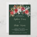 Search for red and green wedding invitations Foliage
