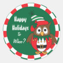 Search for owl cartoon stickers Green