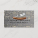 Search for straight razor business cards Haircut
