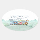 Search for cute train stickers Watercolor