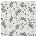 Search for vintage paisley fabric White