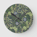 Search for leaf design clocks Textile