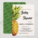 Search for pineapple baby shower invitations Watercolor