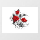 Search for gothic window decals Roses