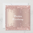 Search for glitter cards Rose gold