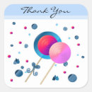 Search for lollipop thank you stickers Lollipops