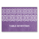 Search for purple table cards Chic